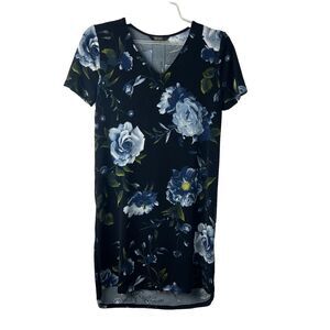 Christian Siriano NY Floral T-Shirt Dress Size Small